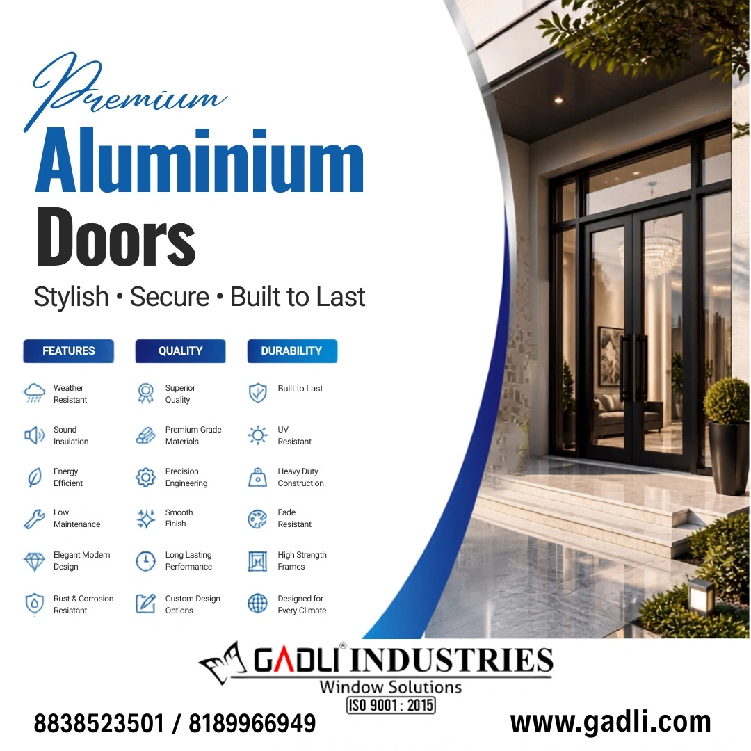 Premium Aluminium Doors Manufacturer – Gadli Industries